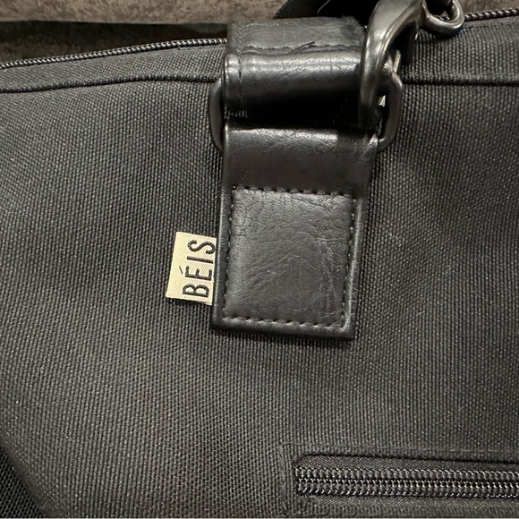 Beis The Weekender Black Bag with Shoulder Strap - Picture 3 of 11
